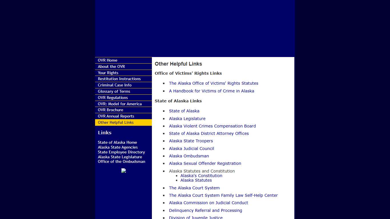 Alaska Office of Victims' Rights